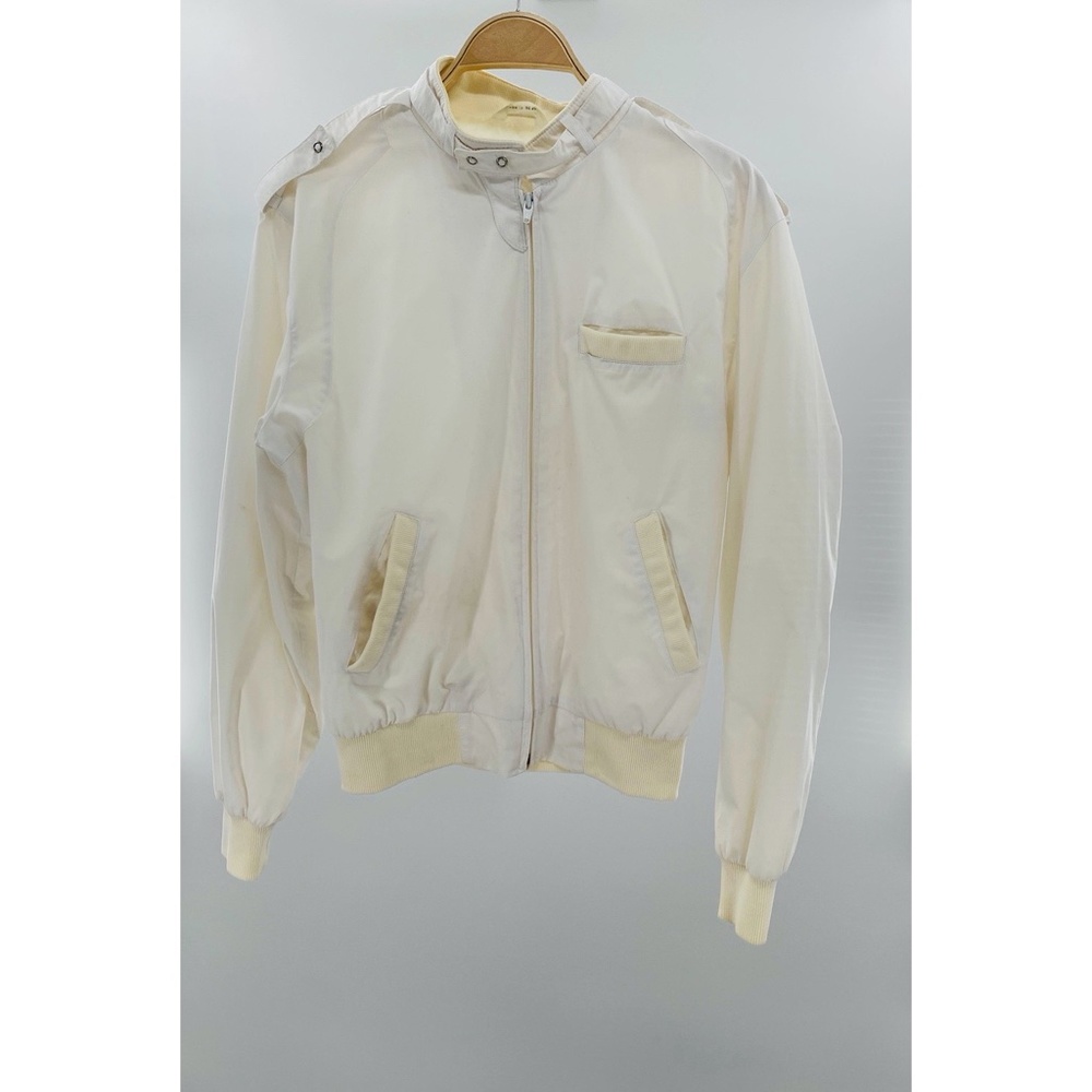 Members Only by Europe Craft  White Vintage 80s Jacket
